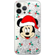 Etui i futerały do telefonów - ERT GROUP etui na telefon Apple Iphone XS, case oryginalny i oficjalnie licencjonowany przez Disney, wzór Mickey 040, optymalnie dopasowane, z efektem płynnego brokatu - miniaturka - grafika 1