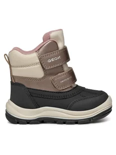Geox Śniegowce B Flanfil Girl B Abx B463WD 050FU C0976 M Czarny - Buty dla dziewczynek - miniaturka - grafika 1
