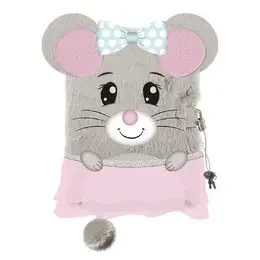 Pamiętnik A5 Włochacz z kłódką 3D Mouse 96 k. - ST-Majewski - Notesy i bloczki - miniaturka - grafika 1