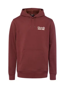 Dickies Męska bluza z kapturem - Donut House Mężczyźni Bawełna czerwony nadruk, M - Bluzy męskie - miniaturka - grafika 1