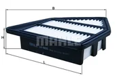 Filtry powietrza - Filtr powietrza Mahle LX 4405 - miniaturka - grafika 1