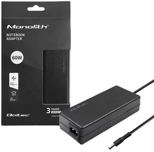 Zasilacz Qoltec Premium do laptopa desktopowy uniwersalny 12V 60W 5A (5901878523989) - Zasilacze do laptopów - miniaturka - grafika 1