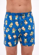 Majtki męskie - BOKSERKI CORNETTE CLASSIC CL-011/178 (kolor niebieski, rozmiar 5XL) - miniaturka - grafika 1