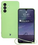 Etui i futerały do telefonów - Bizon Silikonowe etui z pierścieniem magnetycznym Case Silicone Magnetic Sq do Galaxy A26 5G, jasnozielone - miniaturka - grafika 1