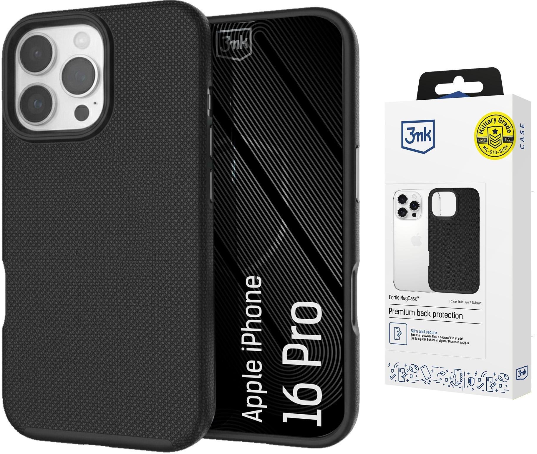 3MK Apple iPhone 16 Pro - 3mk Fortis MagCase