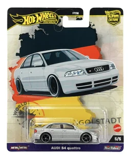 HOT WHEELS AUDI S4 quattro WORLD TOUR 5/5 HRV81 - Samochody i pojazdy dla dzieci - miniaturka - grafika 1