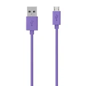 Kable USB - Belkin 2m Micro USB Kabel do smartfonów i tabletów - fioletowy - miniaturka - grafika 1