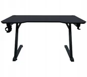 Biurka gamingowe - Biurko gamingowe Cobra CRF4576RGB 120 x 75 x 60 cm Podświetlenie Czarne - miniaturka - grafika 1