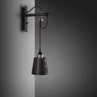 Lampy ścienne - Lampa Hooked Wall Small Grafitowa/Stal [A9011D] - miniaturka - grafika 1