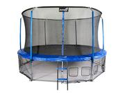 Trampoliny - Jumpi Trampolina Ogrodowa 435cm/14FT Niebieska Maxy Comfort TRMAXY14FTNIEB - miniaturka - grafika 1