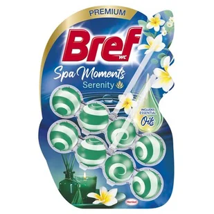Bref WC Spa Moments Serenity Zawieszka myjąco-zapachowa do muszli WC 2 x 50 g - Środki do WC - miniaturka - grafika 1