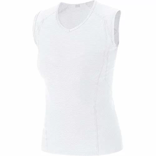 Gore wear GORE WEAR M Base Layer Koszulka bez rękawów Kobiety, white 36 2020 Bezrękawniki 100017010003