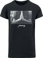 Koszulki męskie - Mister Tee Pray Tee T-Shirt, czarny, l MT157-00007-0042_Black_L - miniaturka - grafika 1