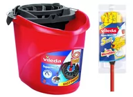 Miotły, szufle, mopy - Vileda Zestaw Mop Soft + wiadro SuperMocio - miniaturka - grafika 1