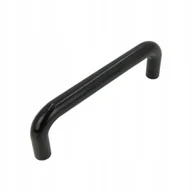 Meble modułowe i akcesoria - Uchwyt meblowy czarny 96 mm plastikowy uchwyt uchwyt do szafki szuflady - miniaturka - grafika 1