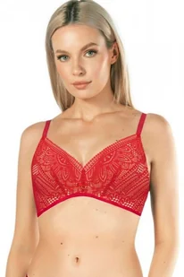 Biustonosz Desire czerwono-beżowy - Nipplex - Biustonosze - miniaturka - grafika 1