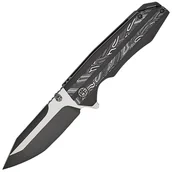 Scyzoryki - Petrified Fish PFP08 Mocado Black Stonewash K110 White Gmascus & Black G10 PFP08 - miniaturka - grafika 1