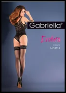 Skarpetki damskie - Bielizna-Pończochy cienkie wzór EROTICA CALZE LINETTE Czarne S/M - miniaturka - grafika 1