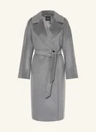 Płaszcze damskie - Weekend Max Mara Płaszcz Wełniany Resina grau - miniaturka - grafika 1