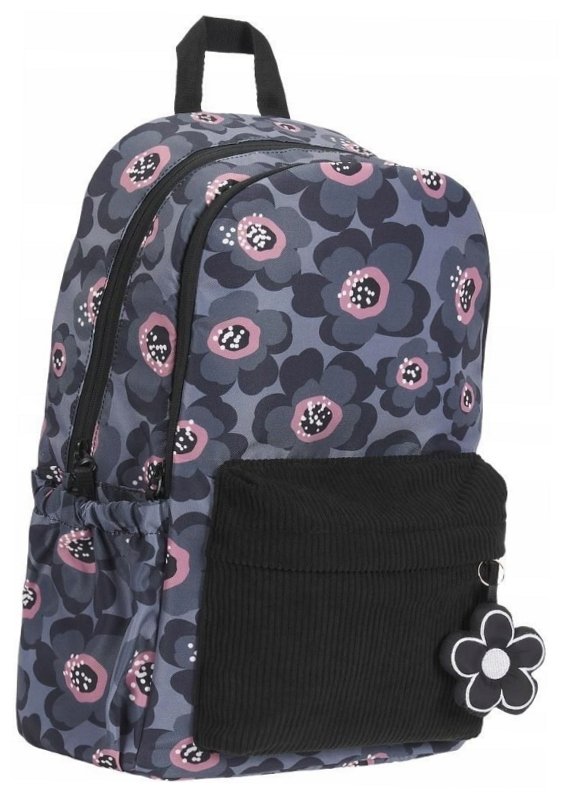Plecak 40x33 cm 2 Zamki 3 Kieszenie Bloom Szary Hamelin 400196445 Hamelin