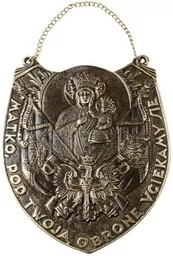 Medalion Matka Boska Królowa Polski M31 - Dewocjonalia - miniaturka - grafika 1
