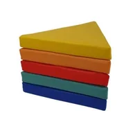 Akcesoria do rehabilitacji - Zestaw poduszek trójkątnych - 30x5 cm - różne kolory - 5 szt. - miniaturka - grafika 1