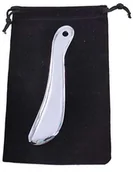 Meble i wyposażenie gabinetów medycznych - Narzędzie do terapii tkanek miękkich  terapia narzędziowa IASTM - wielofunkcyjny masażer ze stali o opływowym kształcie + etui (Fish G76) - miniaturka - grafika 1