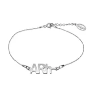 Bransoletki - Bransoletka z grupą krwi rodowana - miniaturka - grafika 1