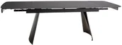Stoły - Stół rozkładany 160240X90 BACARDI ceramiczny czarny Signal - miniaturka - grafika 1