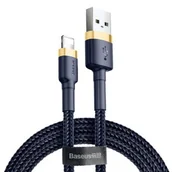 Kable USB - Baseus Kabel Cafule CALKLF-BV3 USB Lightning 1m kolor granatowy - miniaturka - grafika 1