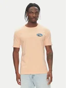 Koszulki męskie - Quiksilver T-Shirt Ev Flower Chaos Ss EQYZT08050 Pomarańczowy Regular Fit - miniaturka - grafika 1