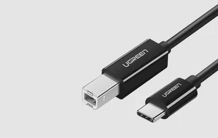 Kabel USB-C 2.0 do USB-B UGREEN US241 do drukarki, 1m (czarny) - Kable komputerowe i do monitorów - miniaturka - grafika 2