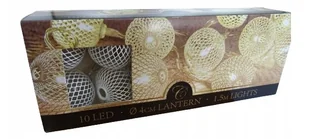 Łańcuch Girlanda Led Kule Metalowe - Lampy ogrodowe - miniaturka - grafika 1