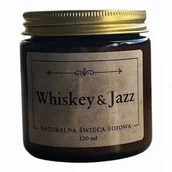 Świece - Naturalna Świeca zapachowa Whiskey & Jazz 120 ml - miniaturka - grafika 1