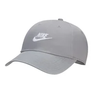 Czapki damskie - Czapka z daszkiem Nike Club FB5368 (kolor Szary/Srebrny, rozmiar M/L) - miniaturka - grafika 1
