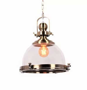 Lumina Deco Industrialna LAMPA wisząca FALCO LDP 119-300 MD) Deco loftowa OPRAWA zwis mosiądz - Lampy sufitowe - miniaturka - grafika 1