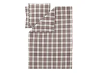 Pościel - LIVARNO® Pościel z mikrowłókna satynowego, 220 x 200 cm (W kratkę) - miniaturka - grafika 1