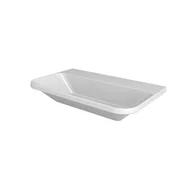 Umywalki - Umywalka meblowa Devo Gloria 2.0 70x42 cm prostokątna premium white supermatt UM-GLORIA70-BO - miniaturka - grafika 1