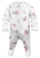 Pajacyki dla niemowląt - Niemowlęcy pajacyk TONJE organic dla dziewczynki rosy - miniaturka - grafika 1