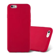 Etui i futerały do telefonów - Etui Pokrowiec Do Apple iPhone 6 / 6S Obudowa w FROST CZERWONY TPU Silikon Case Cover Ochronny Plecki Cadorabo - miniaturka - grafika 1