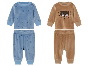 lupilu® Piżama dziecięca z weluru - Śpiochy dla niemowląt - miniaturka - grafika 1