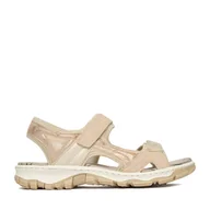 Sandały damskie - Sandały Rieker CEO-68866-31 Różowy - miniaturka - grafika 1