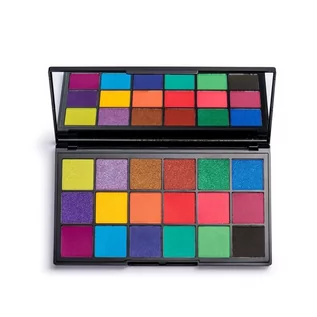 Cienie do powiek - Makeup Revolution Tammi Tropical Carnival paleta sypkich cieni do powiek 18 x 1 g - grafika 1