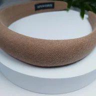 Ozdoby do włosów - Opaska do włosów ręcznie robiona Yeye Jasny brąz - miniaturka - grafika 1