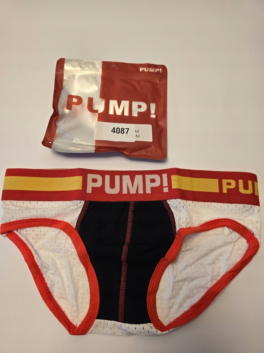Męska bielizna, slipy marki PUMP rozmiar M, nowe majtki (4086)