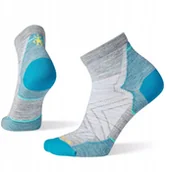 Skarpety termoaktywne - Smartwool W'S Run Zero Cushion Ankle Socks, E47, S - miniaturka - grafika 1