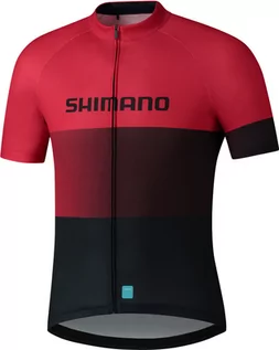 Koszulki rowerowe - Shimano Team SS Jersey Men, czerwony/czarny S 2022 Koszulki kolarskie - grafika 1