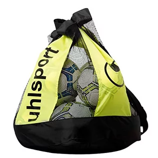 Torby sportowe - Uhlsport ballbag piłki (12) torba sportowa, 48 cm, 60 L, czarna/fluo Żółty 100426302 - grafika 1