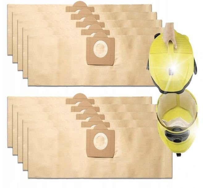 10x Worki Do Odkurzacza Karcher Wd3 200 Mv3 Mega Wytrzymałe