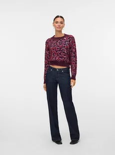 Vero Moda Sweter w kolorze bordowym - Swetry damskie - miniaturka - grafika 1